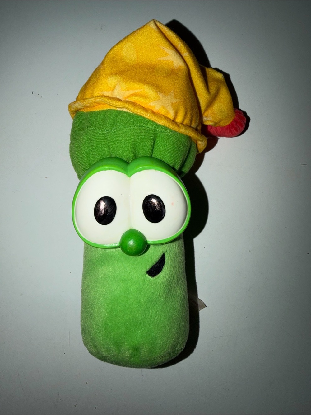 VEGGIE TALES Asparagus Bedtime I'M NOT AFRAID Light Up Musical Plush works